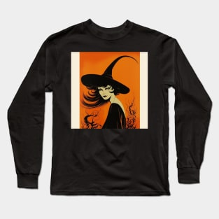 Happy halloween witch Long Sleeve T-Shirt